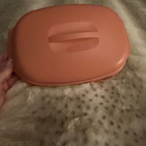 Vintage Tupperware Collectors Microwave Food Steamer 6 cups.   ID 1273-5 11x6